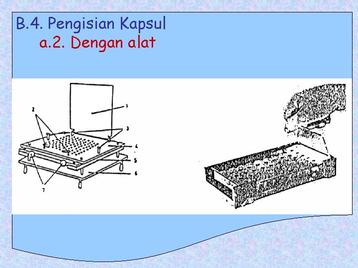 B. 4. Pengisian Kapsul a. 2. Dengan alat 