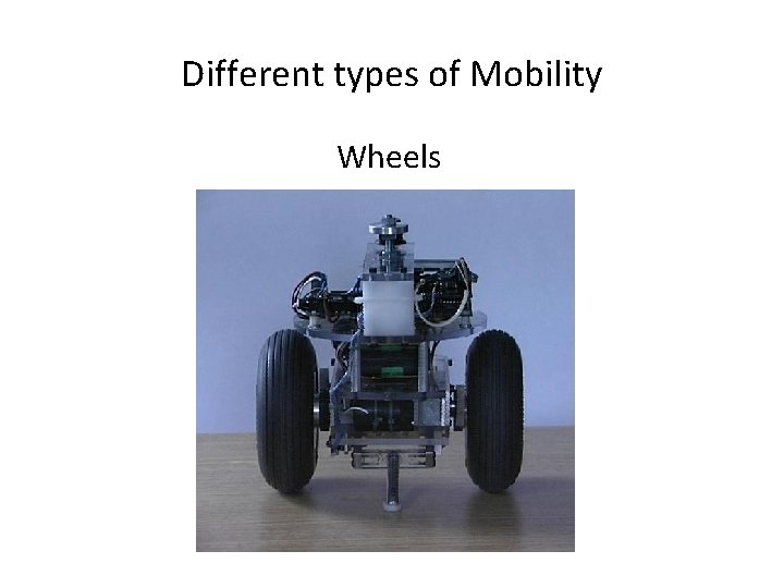 Different types of Mobility Wheels 