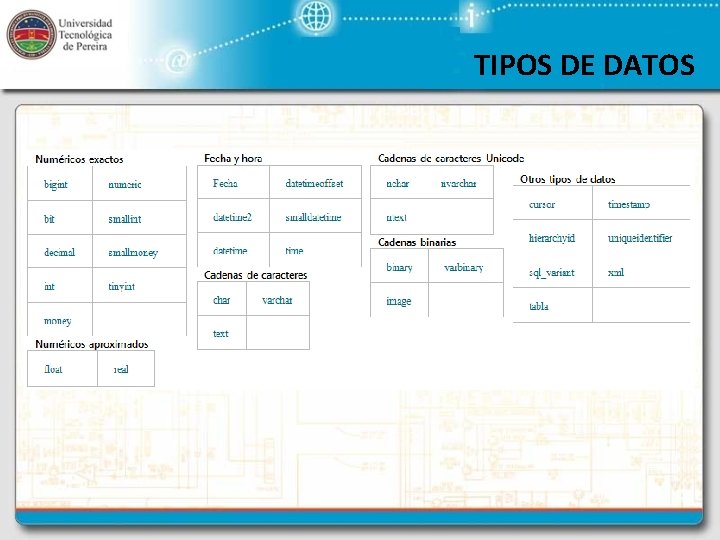 TIPOS DE DATOS 