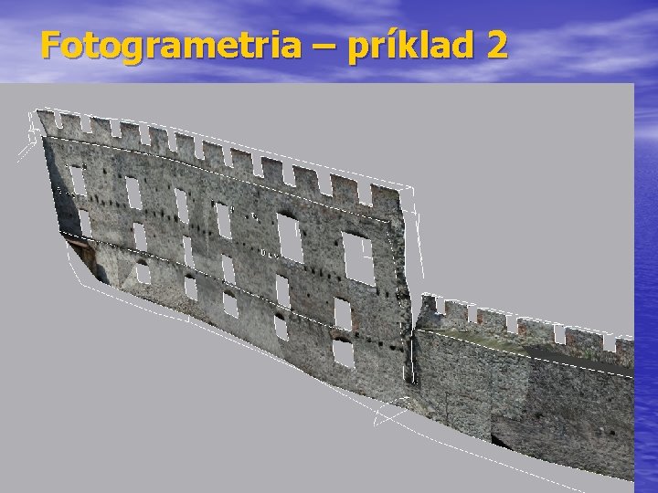 Fotogrametria – príklad 2 