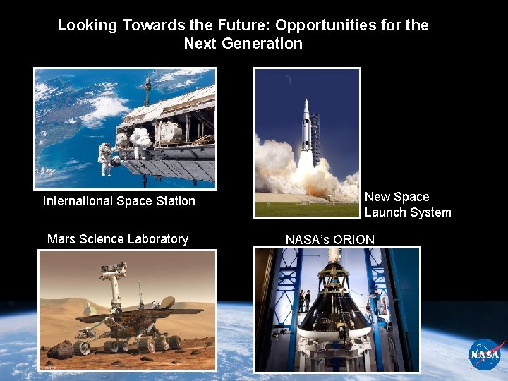 Looking Towards the Future: Opportunities for the Next Generation International Space Station Mars Science