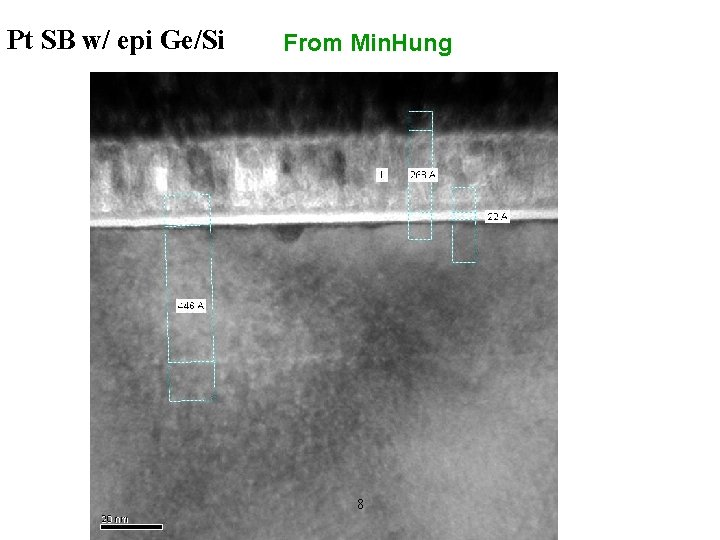Pt SB w/ epi Ge/Si From Min. Hung 8 