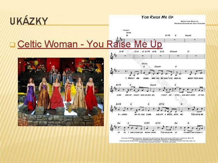 UKÁZKY q Celtic Woman - You Raise Me Up 