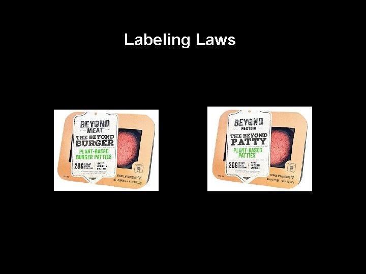 Labeling Laws 