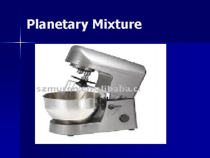 Planetary Mixture 