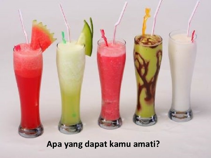 Apa yang dapat kamu amati? 
