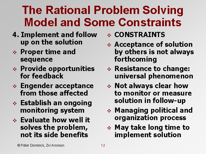 Leadership The Human Side of Project Management Problem