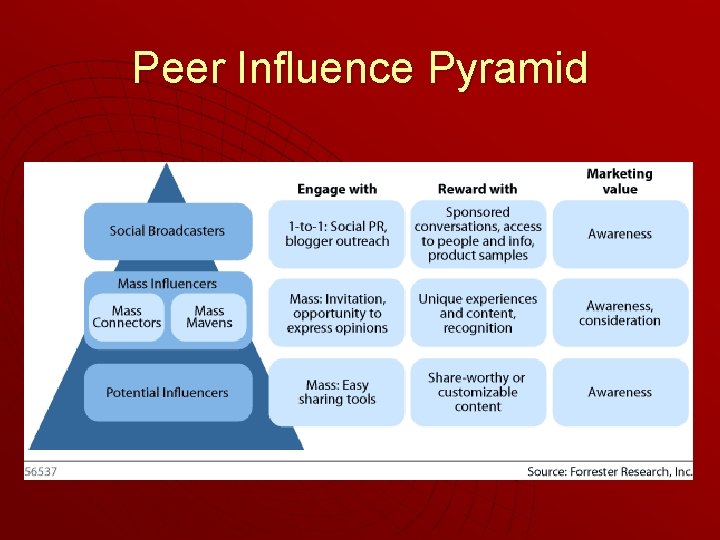 Peer Influence Pyramid 