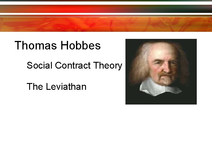 Thomas Hobbes Social Contract Theory The Leviathan 