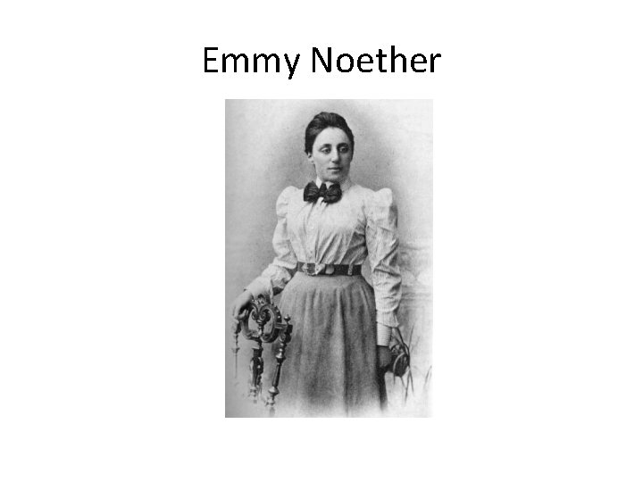 Emmy Noether 