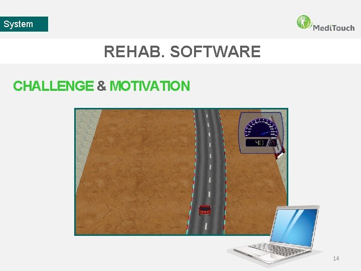 System REHAB. SOFTWARE CHALLENGE & MOTIVATION 14 