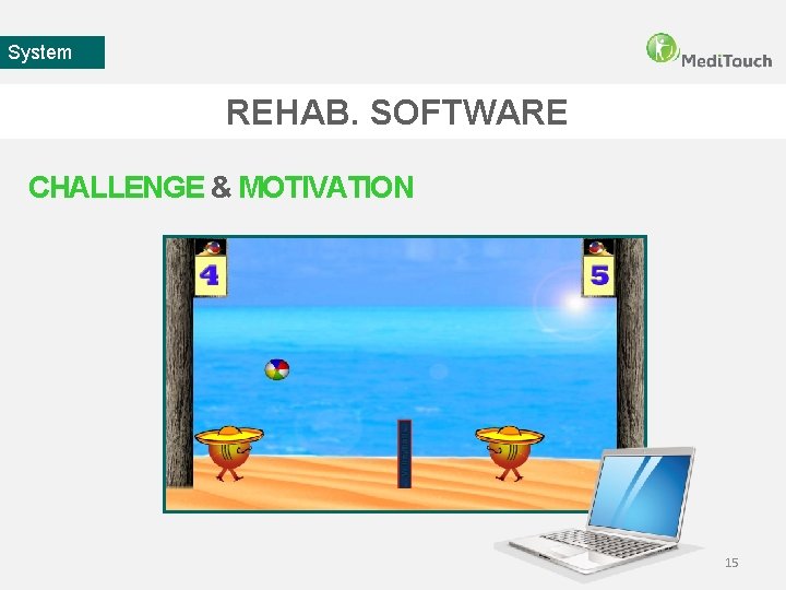 System REHAB. SOFTWARE CHALLENGE & MOTIVATION 15 