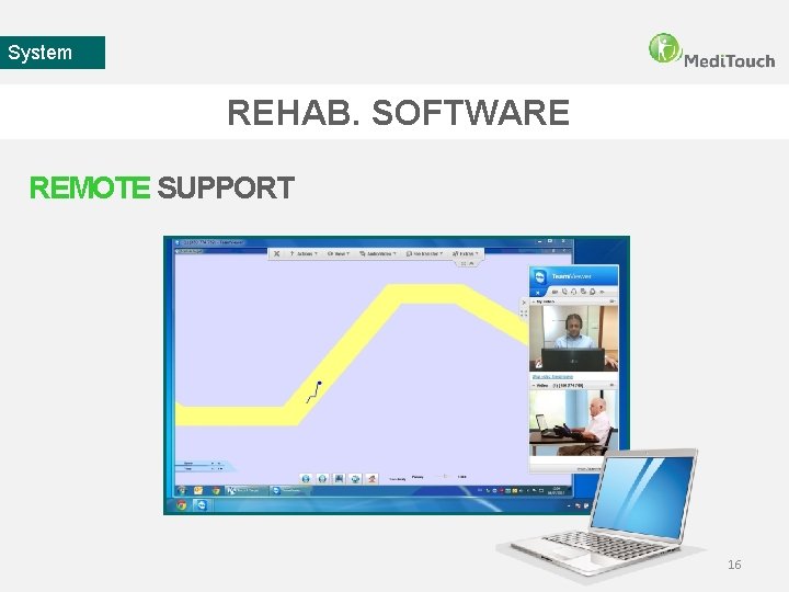 System REHAB. SOFTWARE REMOTE SUPPORT 16 