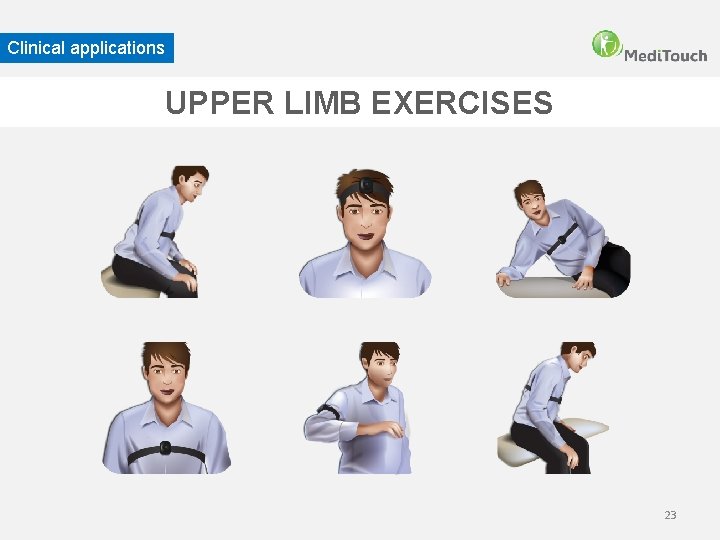 Clinical applications UPPER LIMB EXERCISES 23 