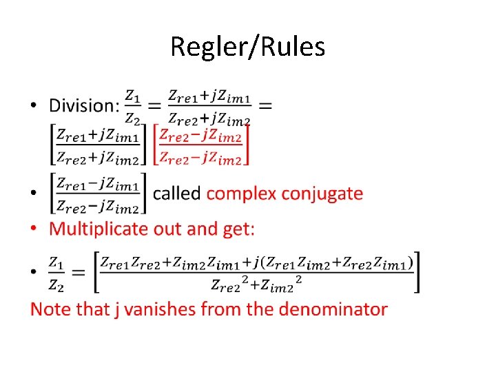 Regler/Rules • 