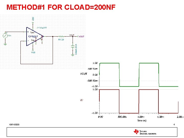 METHOD#1 FOR CLOAD=200 NF 10/31/2020 4 