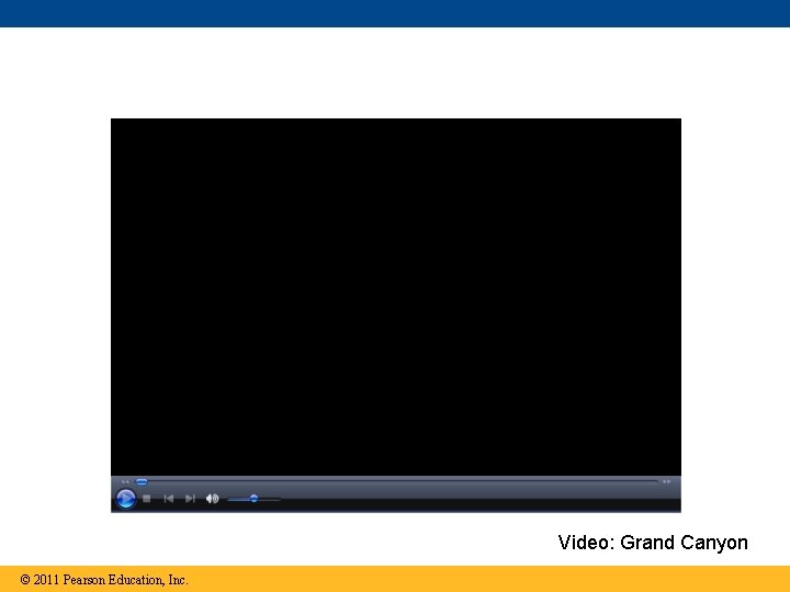 Video: Grand Canyon © 2011 Pearson Education, Inc. 