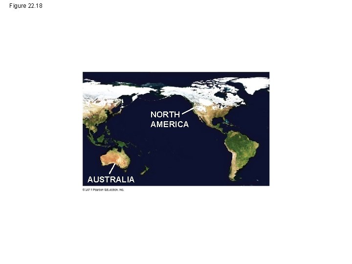 Figure 22. 18 NORTH AMERICA AUSTRALIA 
