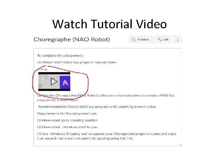 Watch Tutorial Video 