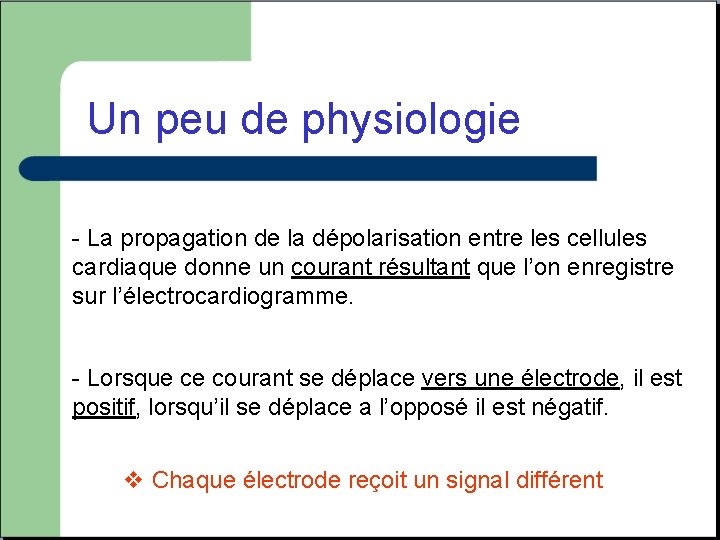 Un peu de physiologie - La propagation de la dépolarisation entre les cellules cardiaque