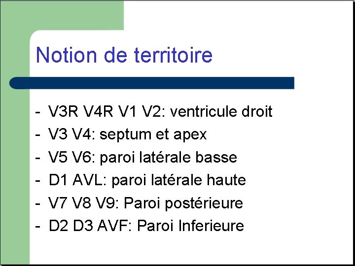 Notion de territoire - V 3 R V 4 R V 1 V 2: