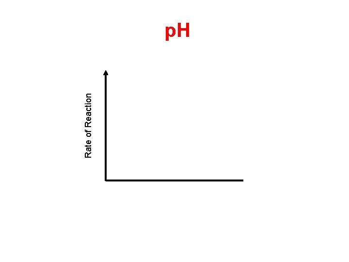Rate of Reaction p. H  Rate of Reaction p. H