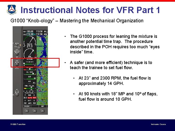 Instructional Notes for VFR Part 1 G 1000 “Knob-ology” – Mastering the Mechanical Organization