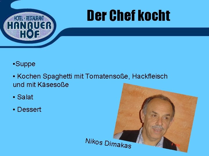 Der Chef kocht • Suppe • Kochen Spaghetti mit Tomatensoße, Hackfleisch und mit Käsesoße