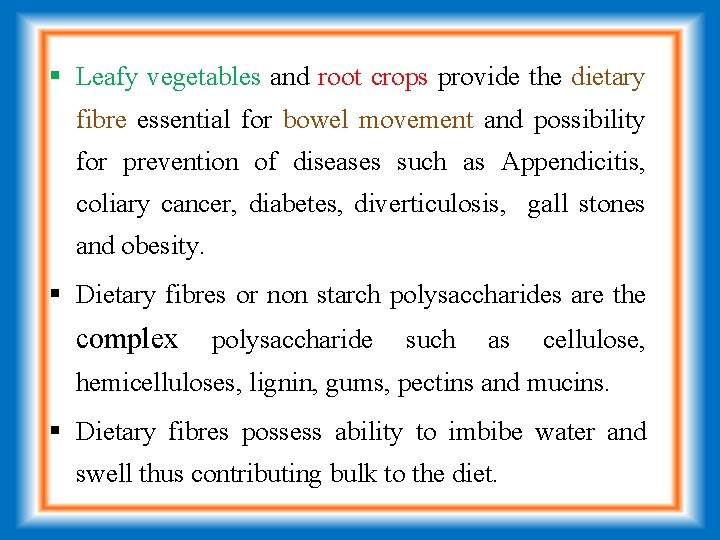 Lecture 1 IMPORTANCE AND EXPORT POTENTIAL OF VEGETABLE