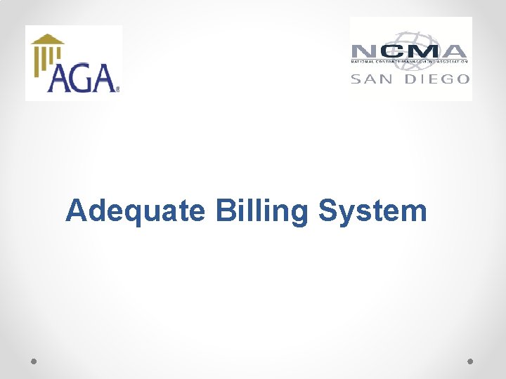 Adequate Billing System 