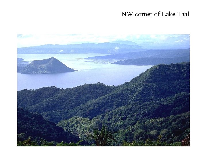 NW corner of Lake Taal 