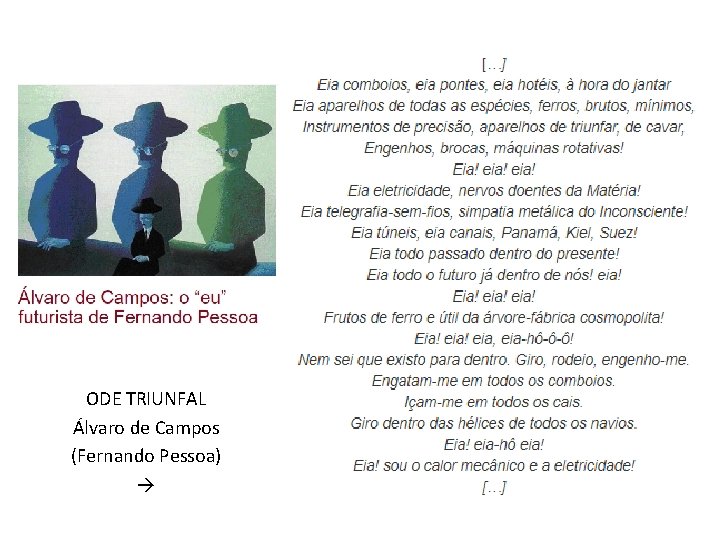 ODE TRIUNFAL Álvaro de Campos (Fernando Pessoa) 