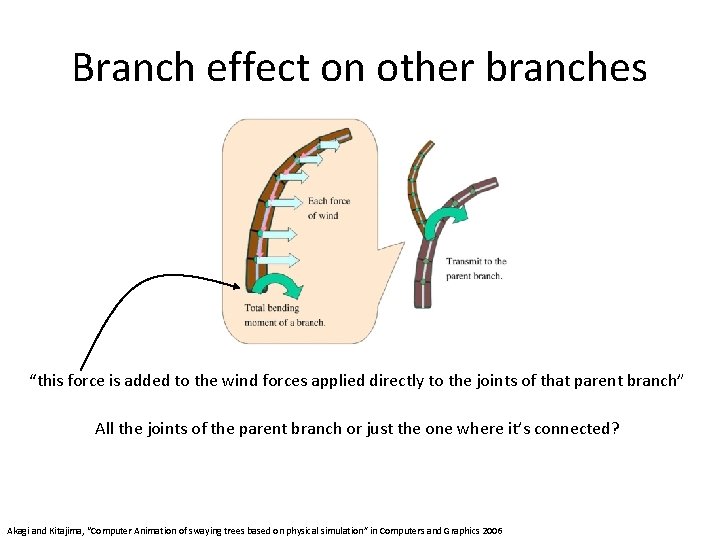 Branch effect on other branches “this force is added to the wind forces applied