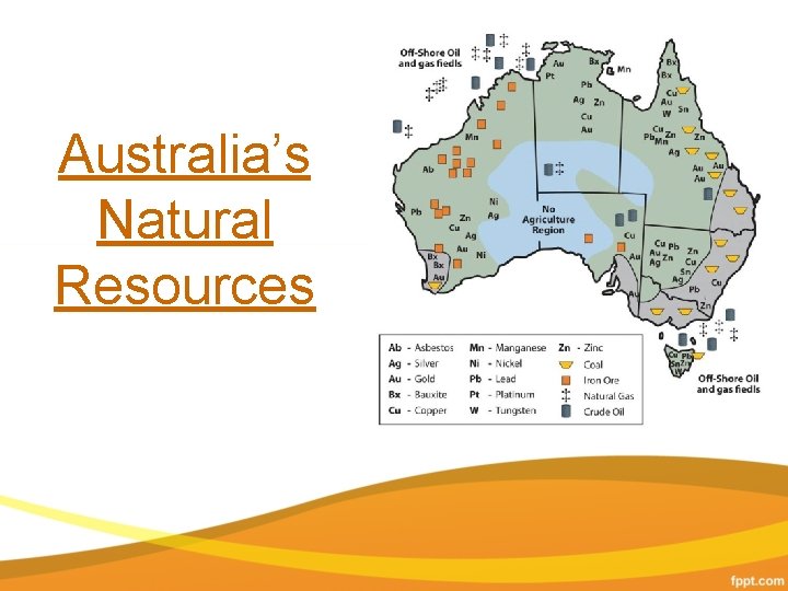 Australia’s Natural Resources 