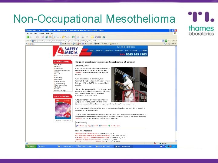 Non-Occupational Mesothelioma 