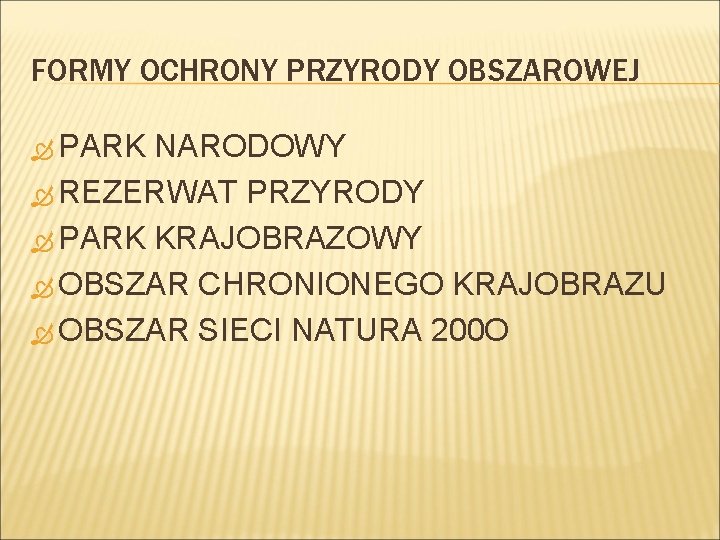 Ochrona Przyrody Sprawdzian Z Biologii