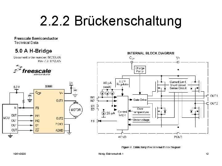 2. 2. 2 Brückenschaltung 10/31/2020 Hönig: Elektrotechnik 1 12 