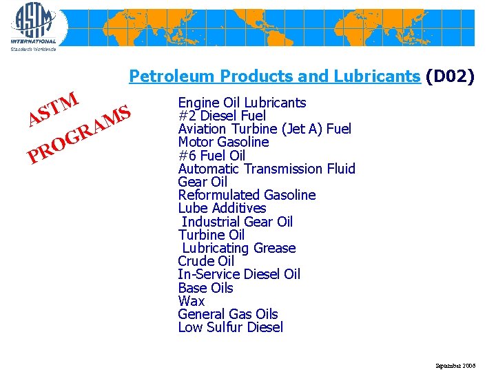 Petroleum Products and Lubricants (D 02) TM S M A R G O R