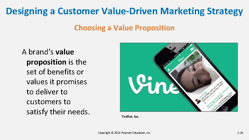 Designing a Customer Value-Driven Marketing Strategy Choosing a Value Proposition A brand’s value proposition Designing a Customer Value-Driven Marketing Strategy Choosing a Value Proposition A brand’s value proposition