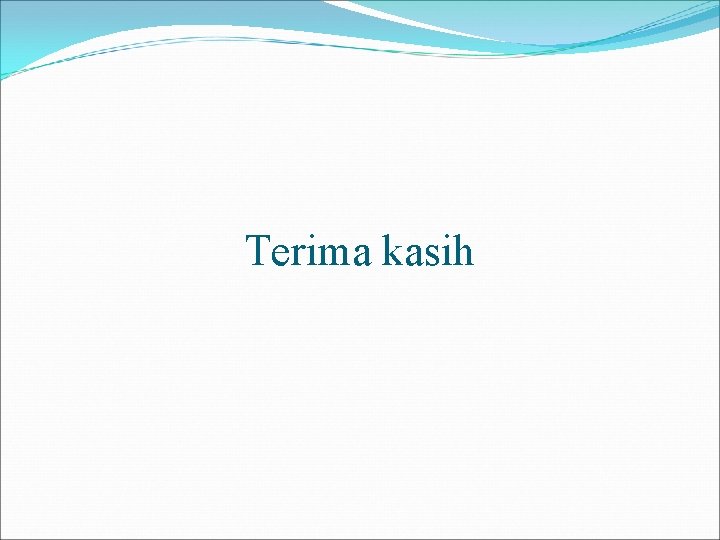 Terima kasih 