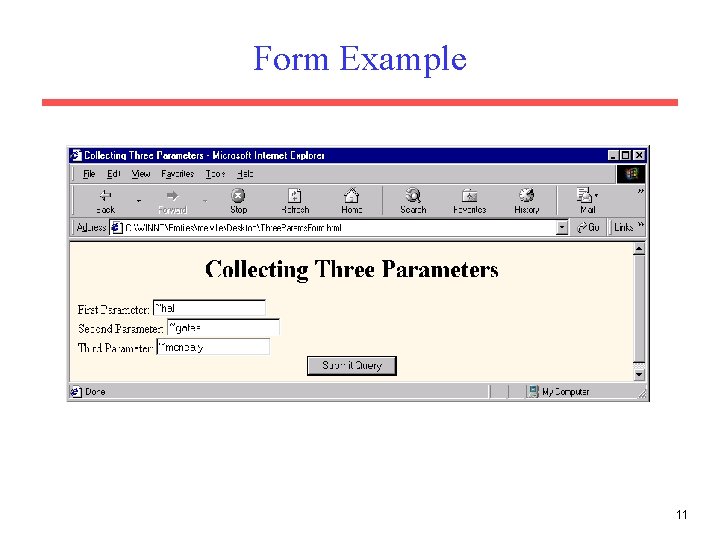 Form Example 11 