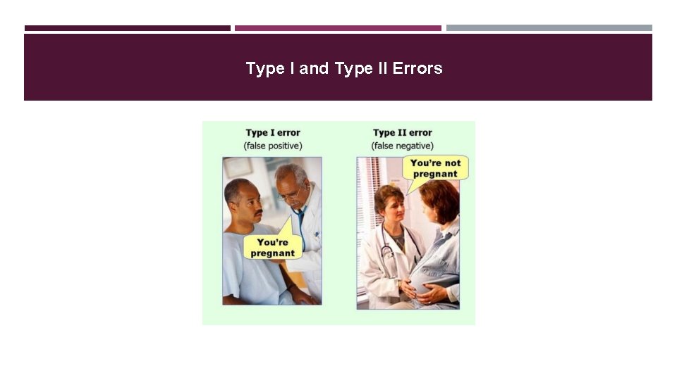 Type I and Type II Errors 
