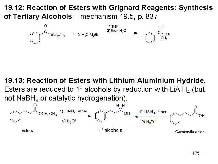 19. 12: Reaction of Esters with Grignard Reagents: Synthesis of Tertiary Alcohols – mechanism