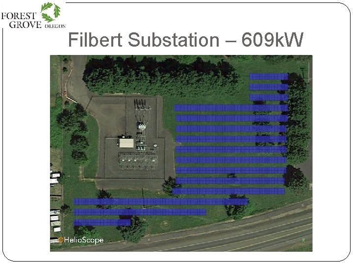Filbert Substation – 609 k. W 