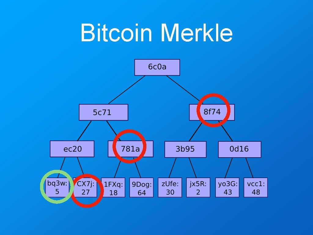 Bitcoin Merkle 