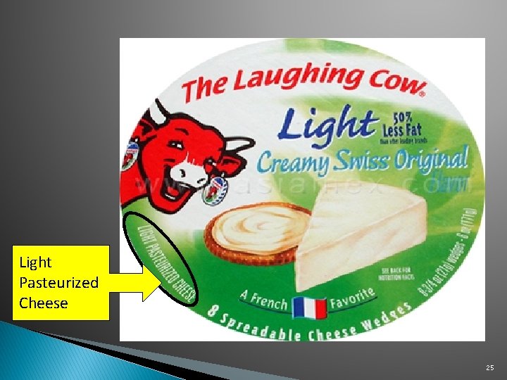 Light Pasteurized Cheese 25 