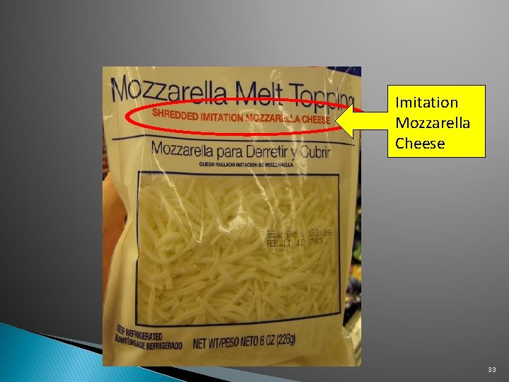 Imitation Mozzarella Cheese 33 