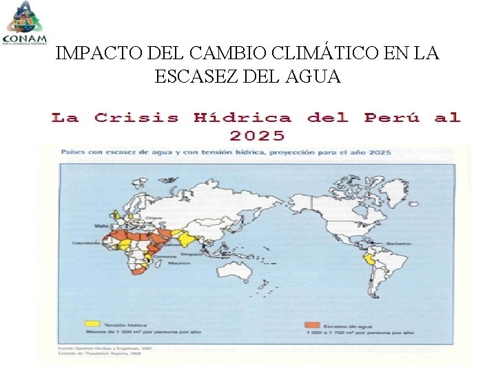 IMPACTO DEL CAMBIO CLIMÁTICO EN LA ESCASEZ DEL AGUA 