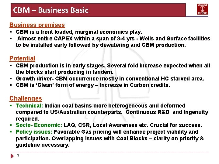 Title CBMof–the Business slide Basic Business premises § CBM is a front loaded, marginal