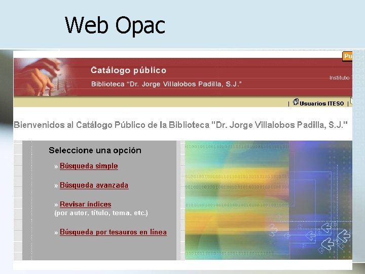 Web Opac 